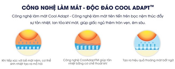 Công nghệ đệm cao su Cool Adapt