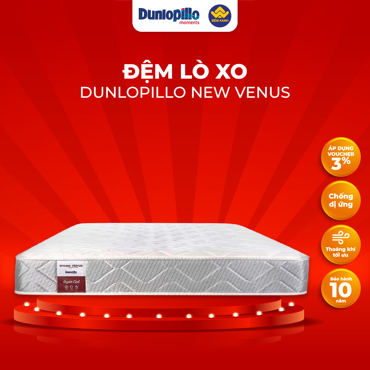 đệm lò xo Dunlopillo