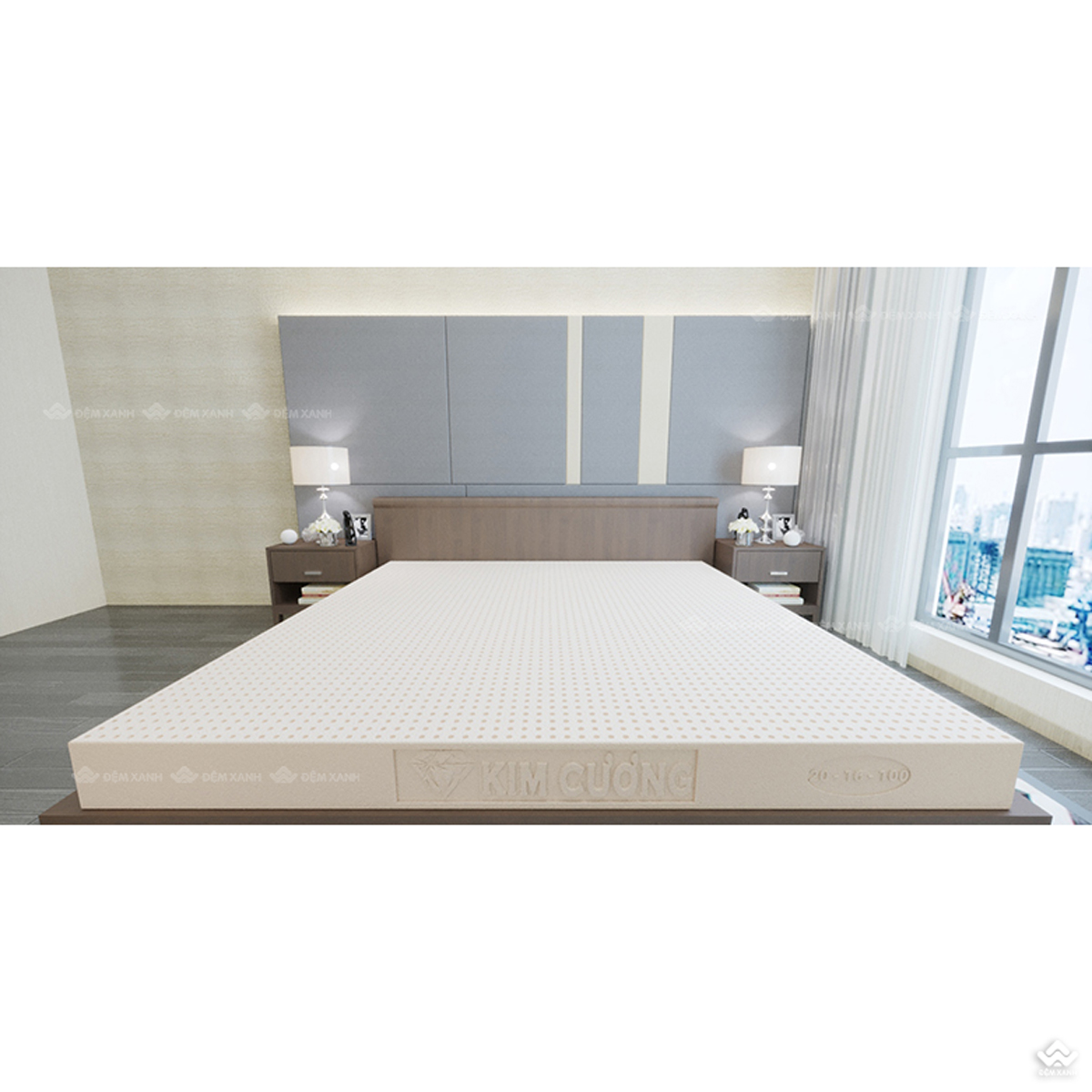 Đệm cao su Kim Cương