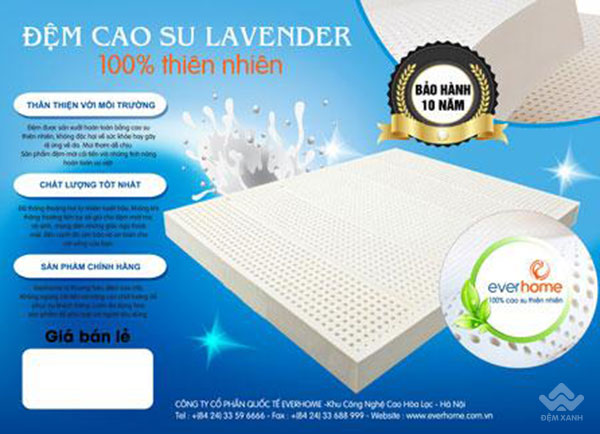 Đệm cao su 2mx2m2 