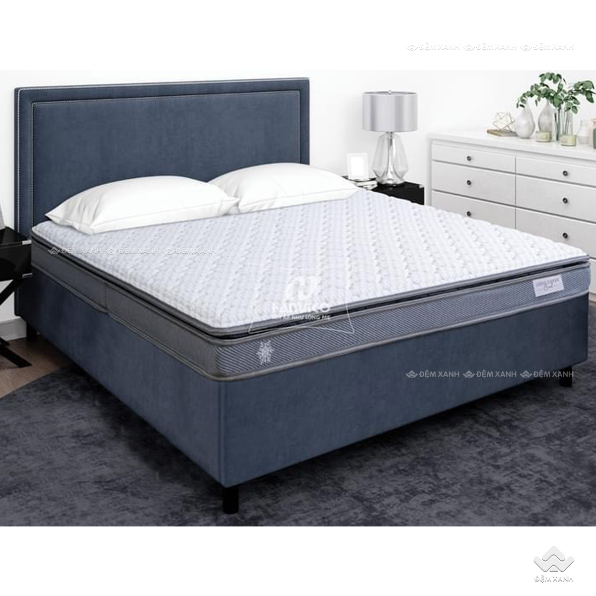 chọn đệm bông ép Olympia hay đệm bông ép Hanvico