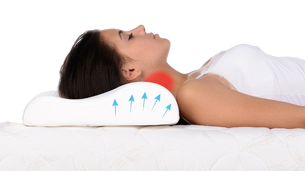 Gối được thiết kế dạng công thái học sẽ giúp hỗ trợ nâng đỡ hiệu quả hơn