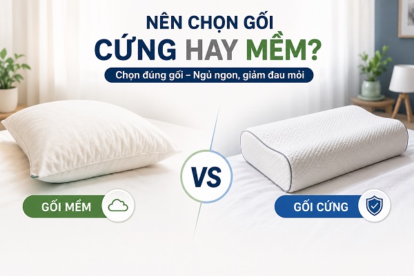 Gối cứng hay gối mềm tốt hơn